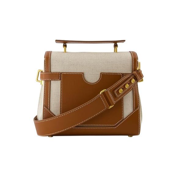 Balmain Bbuzz 23 Shoulder Bag -  - Canvas - Beige - Picture 4 of 4